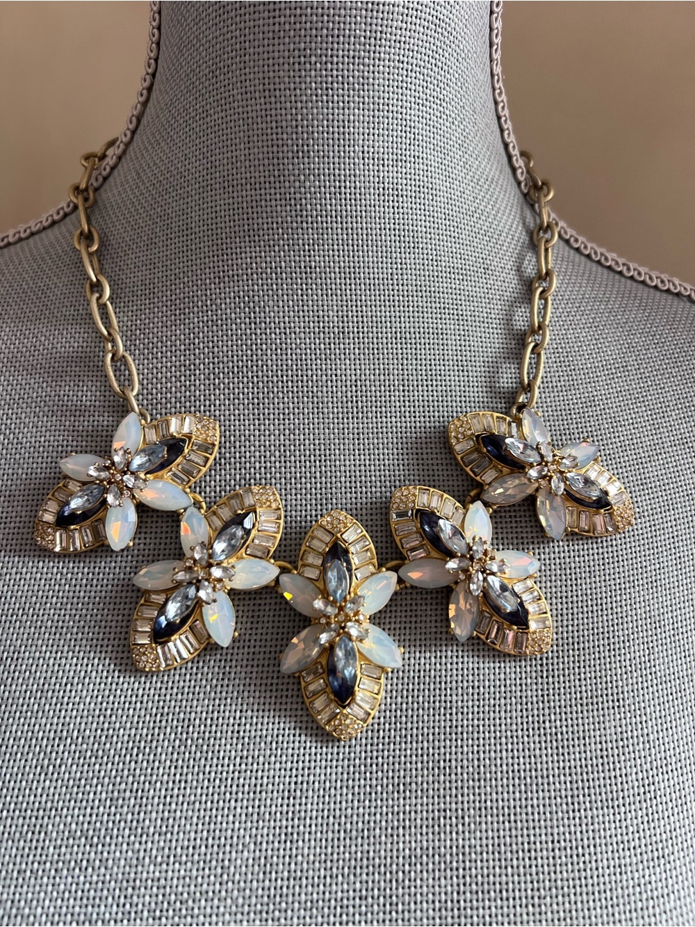 J.Crew Rhinestone Necklace - Picture 2 of 4
